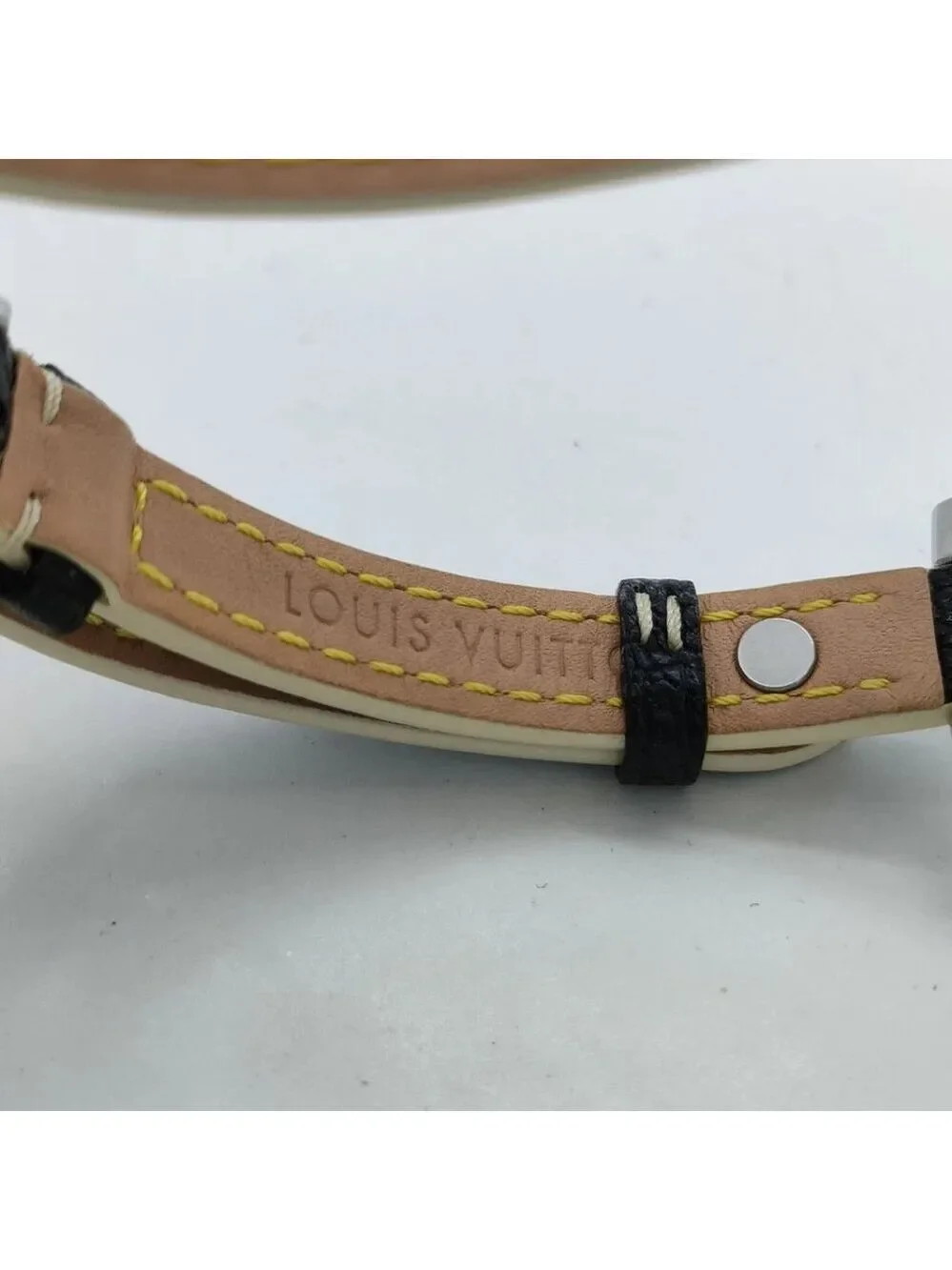 Louis Vuitton Watch 27mm Women's Beiges X Black 630-051925